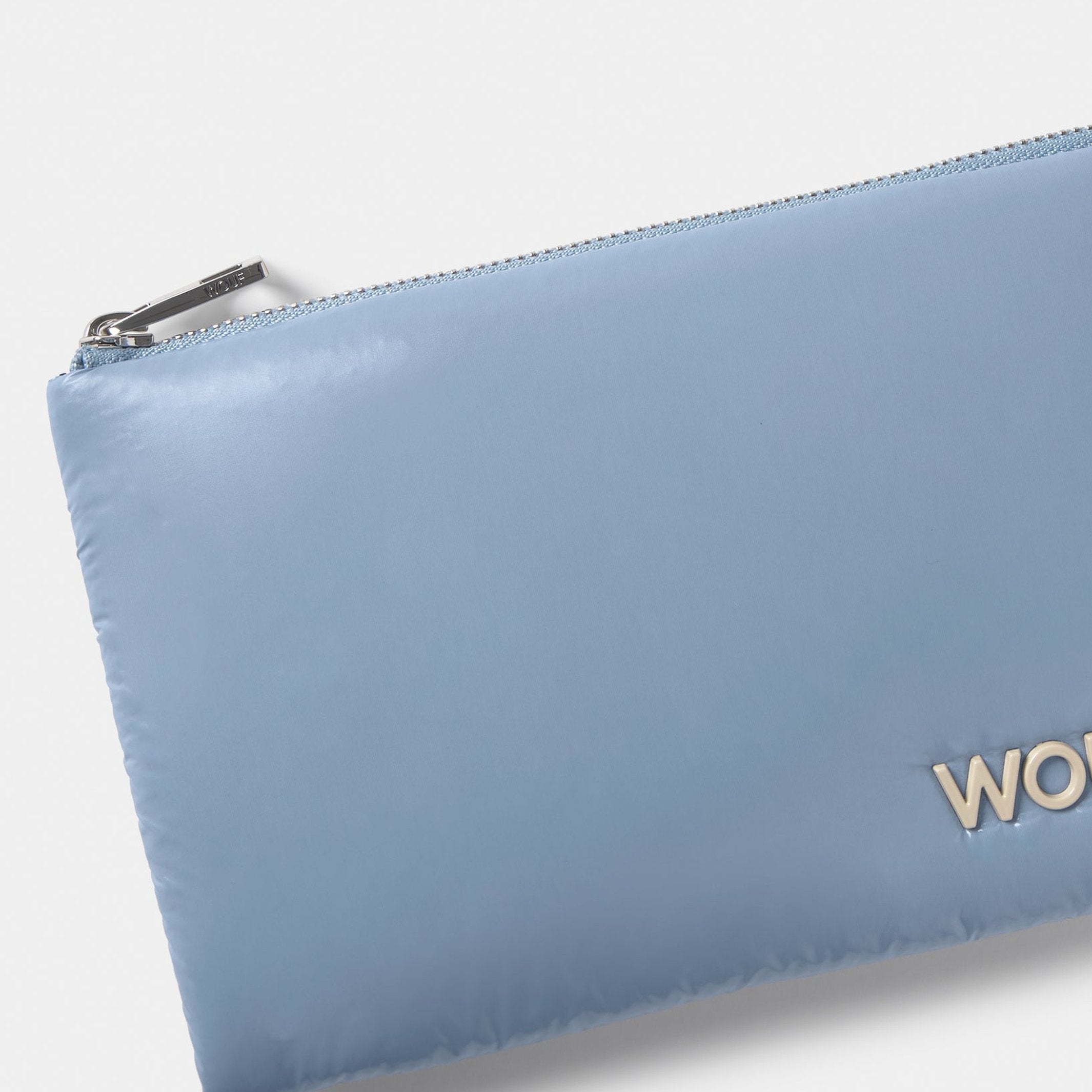 Pouch Steel – Recycelt · Stahlblau · Glänzend · 21,5 cm | Wouf
