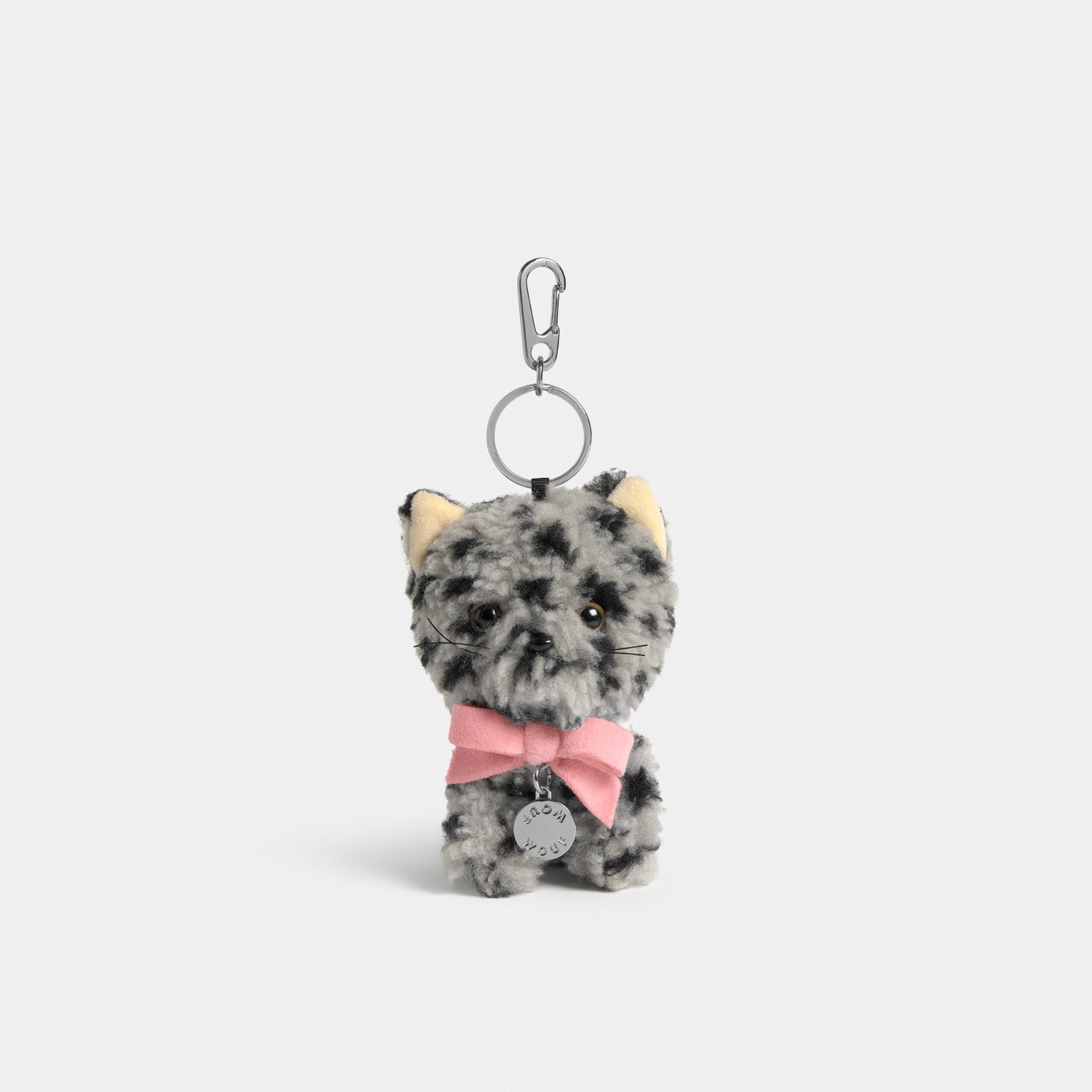 Taschenanhänger "Colette Cat" – Teddy · Grau · 11 cm | Wouf