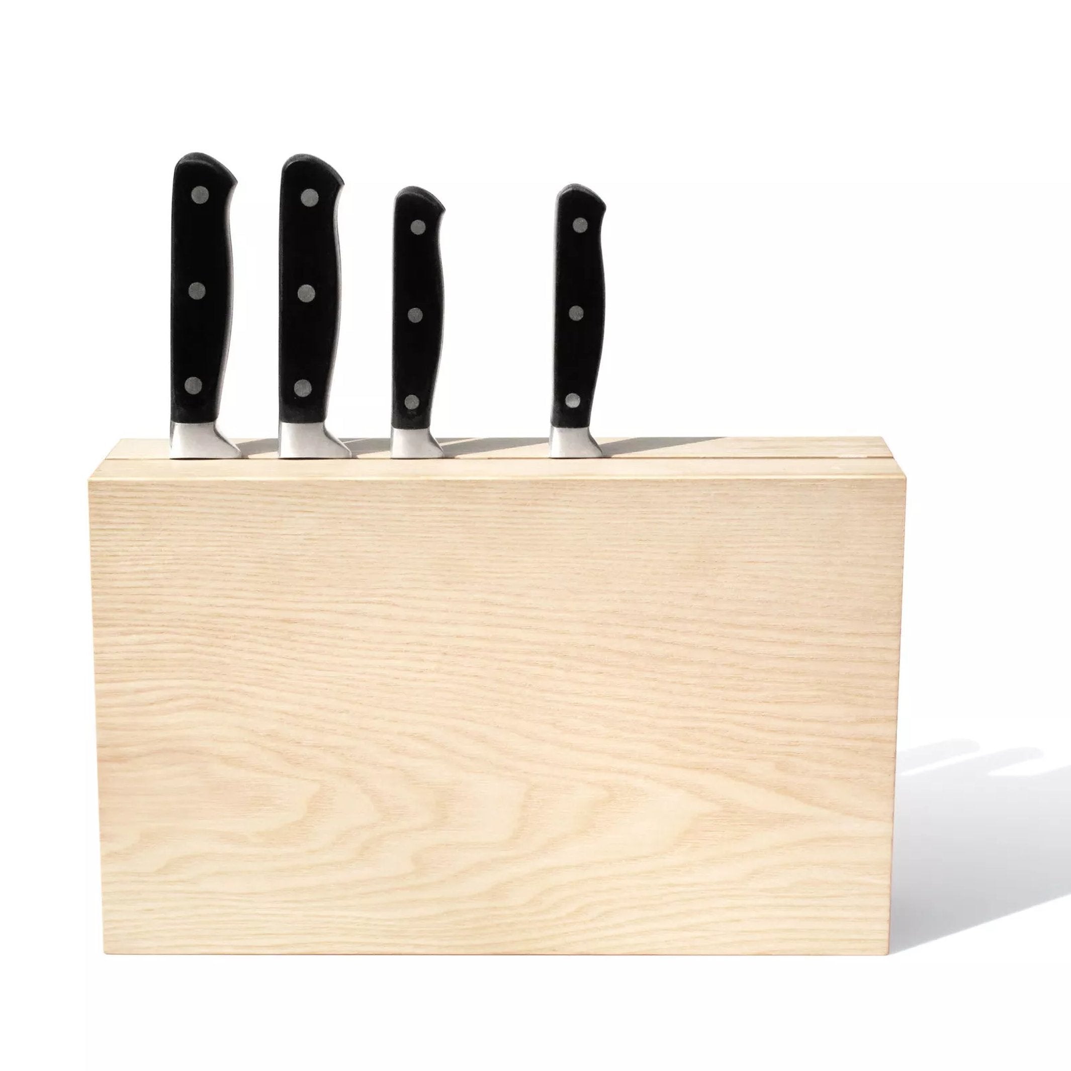 Messerblock "Timber Twin" – Esche · 22 cm | side by side