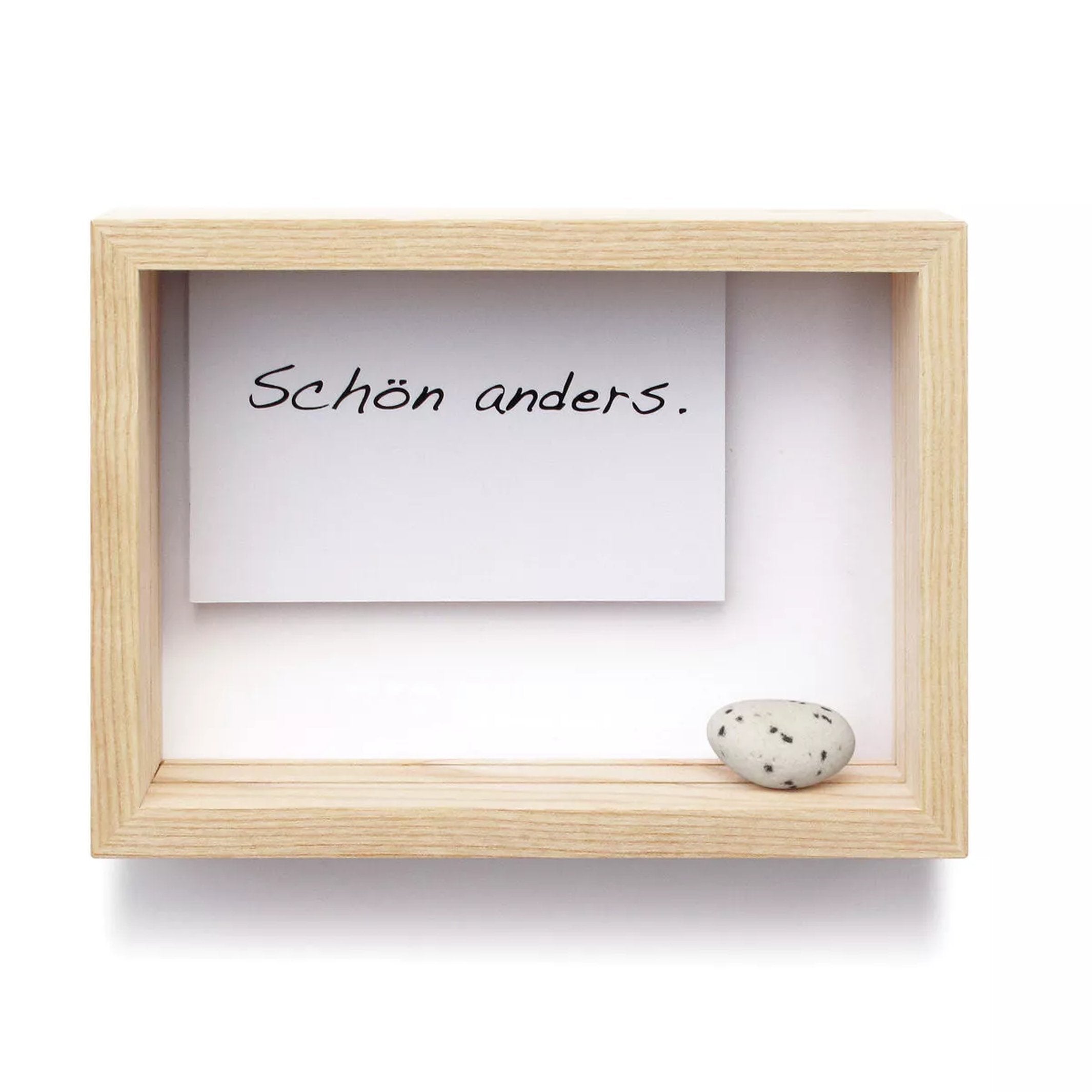 Bilderrahmen "Oh, schön" – Esche · 23 cm | side by side