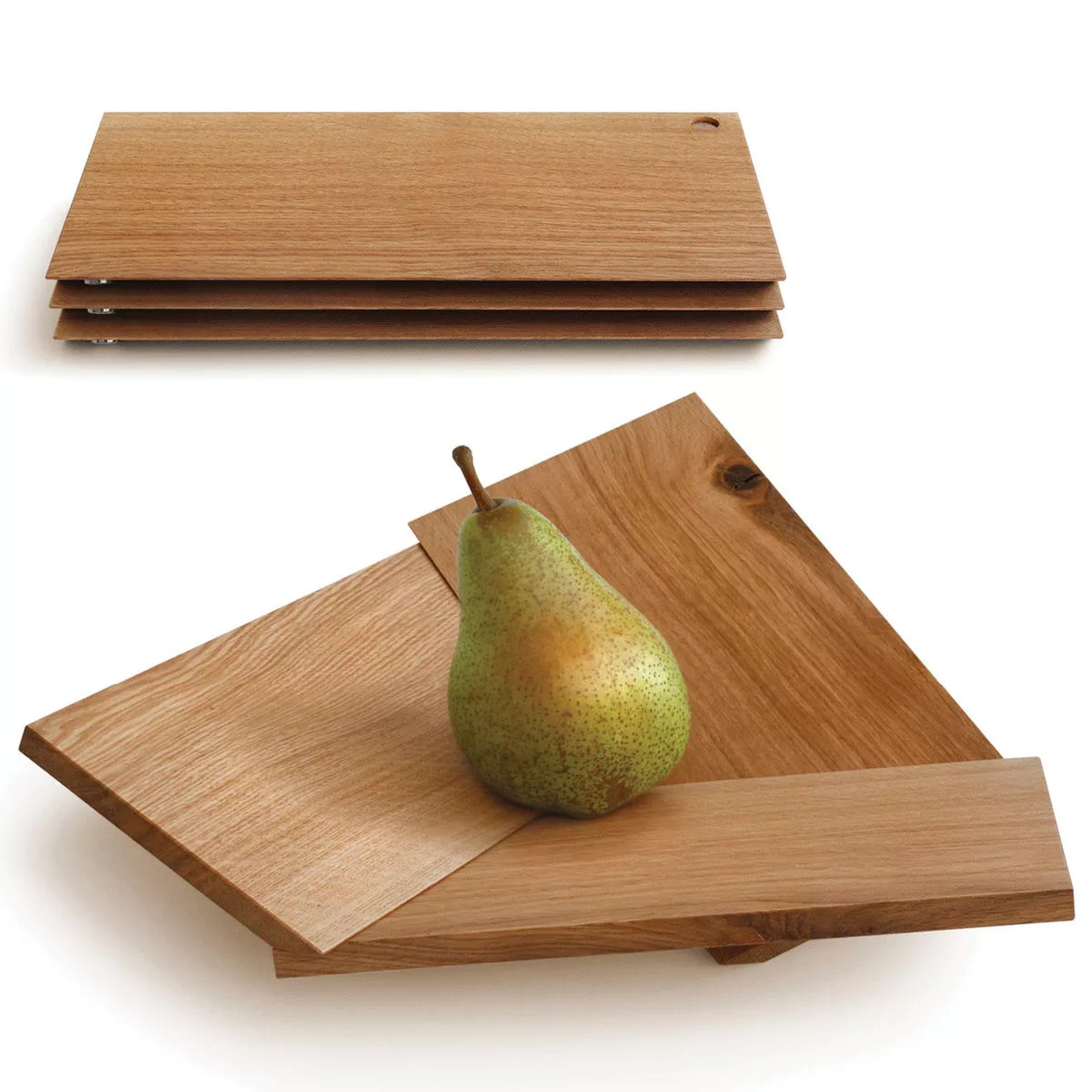 Obstschale "Oh Là Là" – Eiche geölt · 31 cm | side by side
