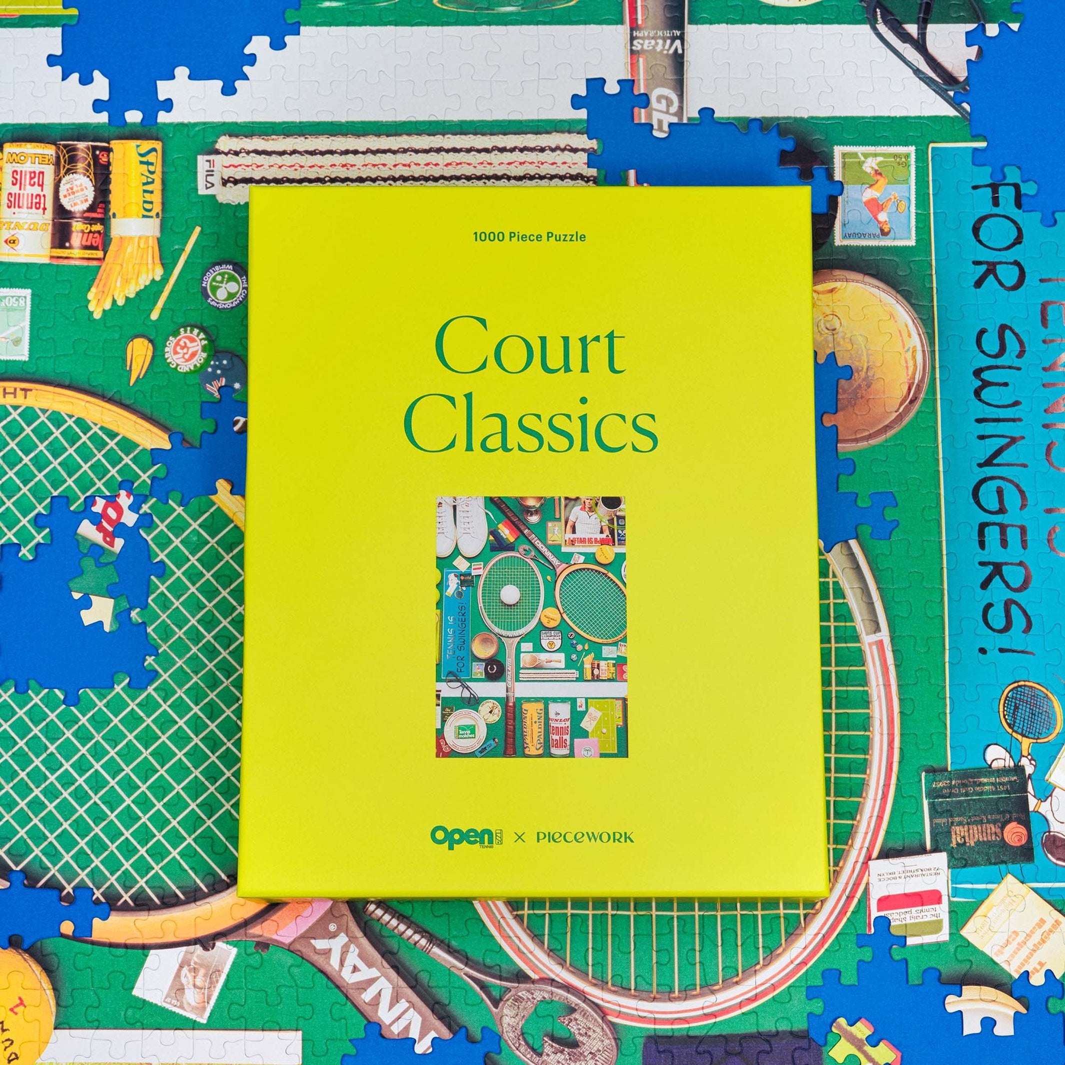 Tennis-Puzzle "Court Classics" – 1000 Teile · 49 × 68 cm | Piecework