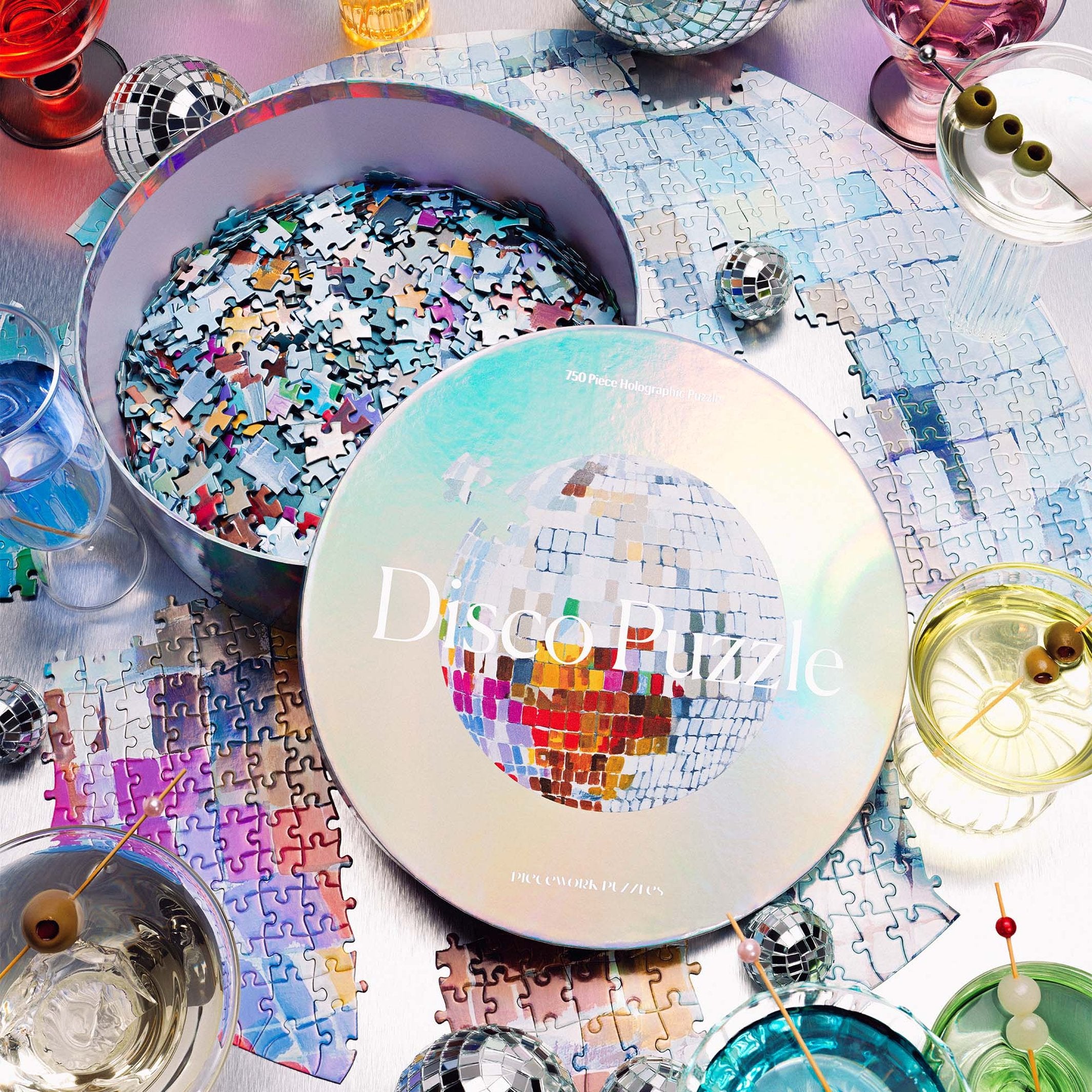 Rundpuzzle Disco – 750 Teile · Ø 56 cm | Piecework