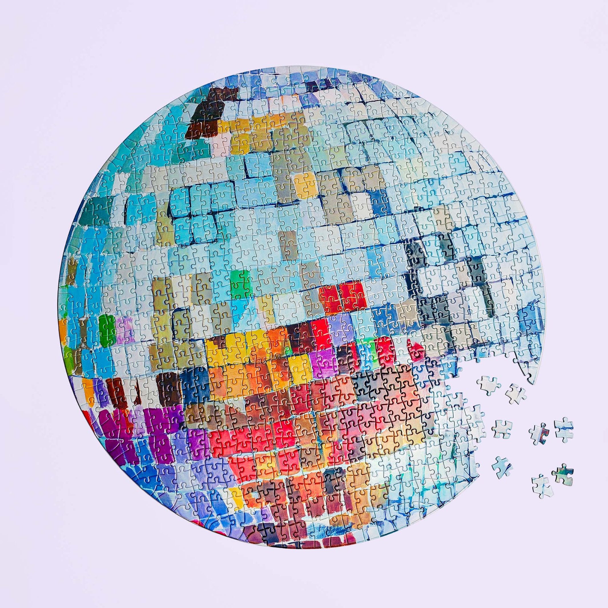 Rundpuzzle Disco – 750 Teile · Ø 56 cm | Piecework