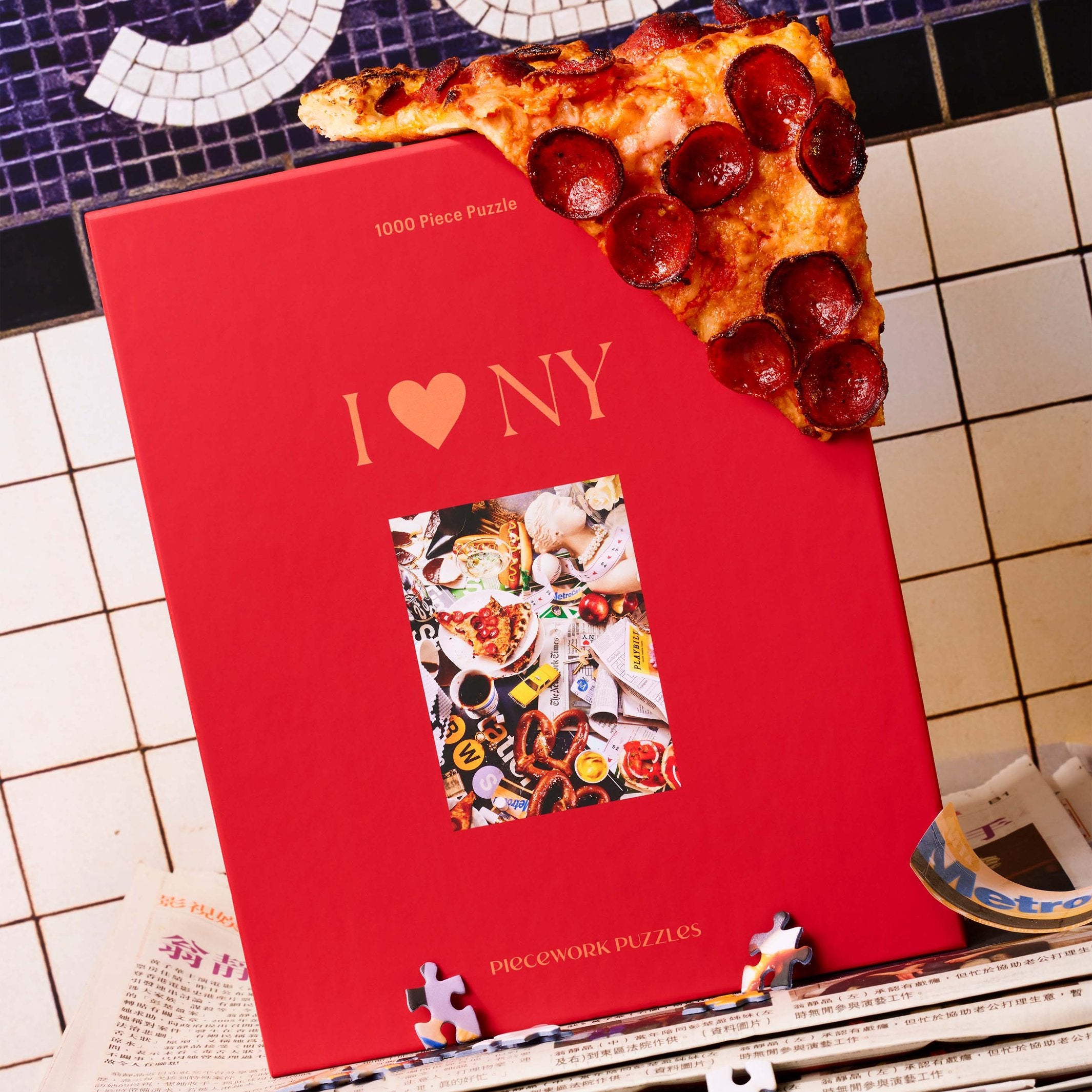 Puzzle "I Heart NY" – 1000 Teile · 49 × 68 cm | Piecework