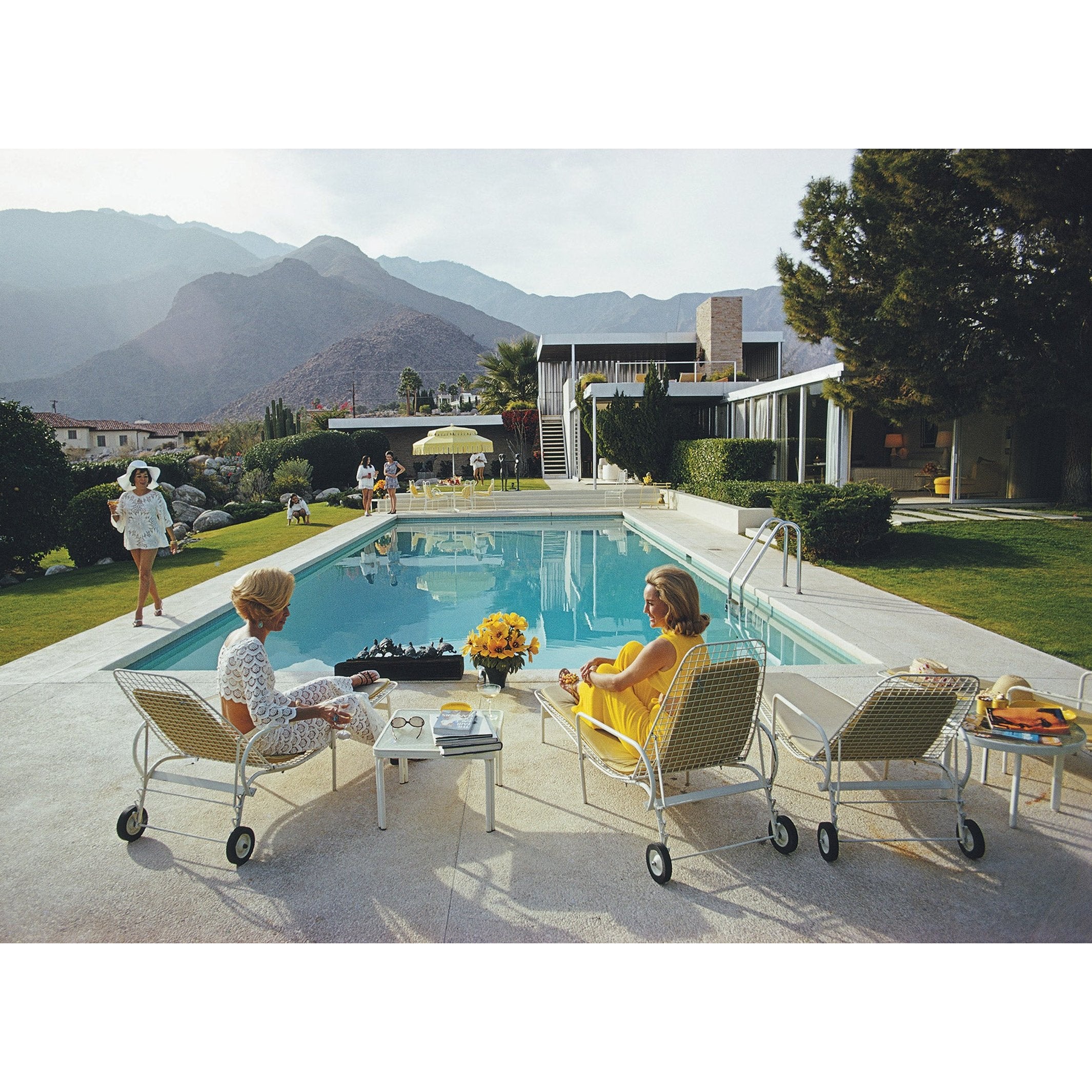 Puzzle "Poolside Gossip" – 1000 Pieces · 49 × 68 cm | Piecework