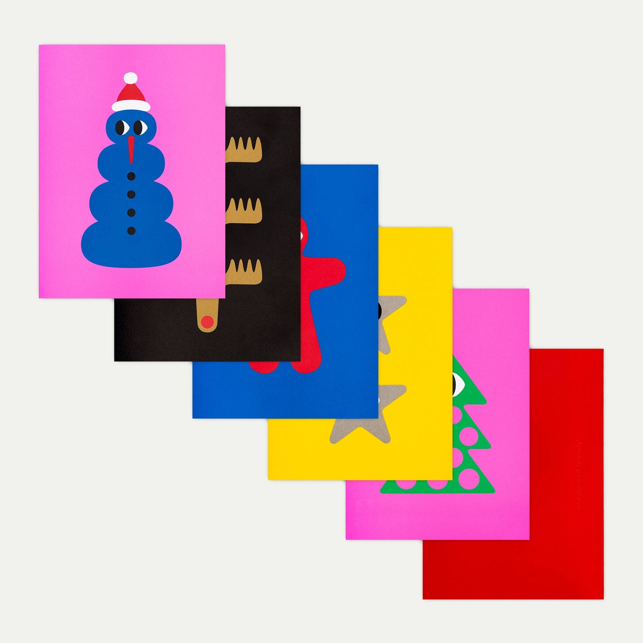 Christmas Card Set – 6 Designs · With Envelopes | Yiayia & Friends