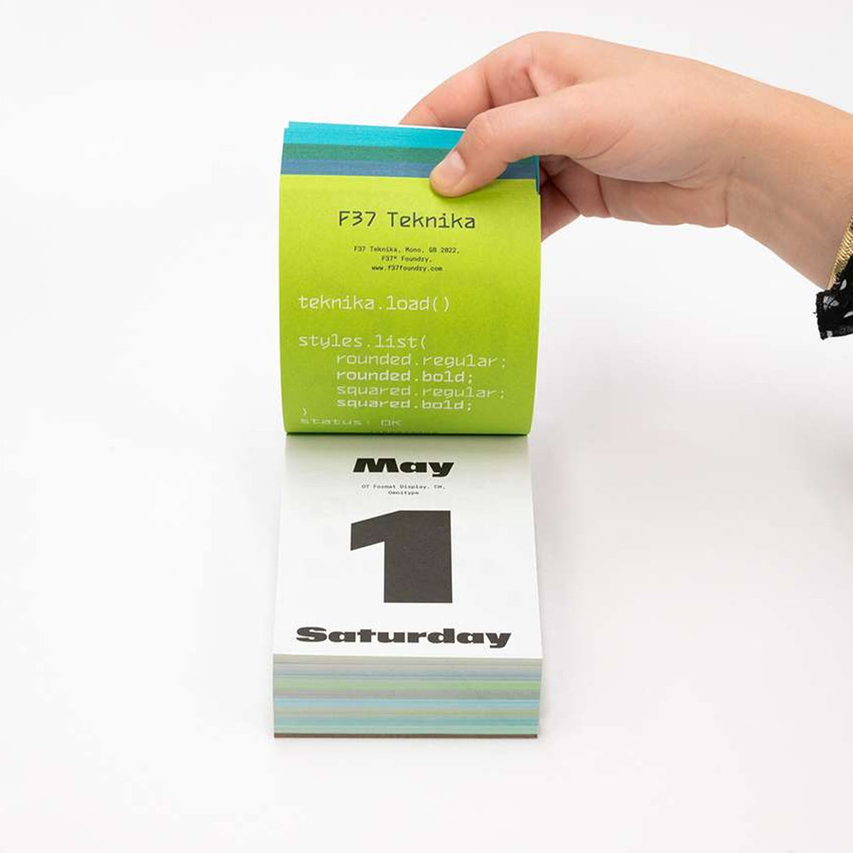 Abreißkalender Typodarium 2027 – 365 Schriften | Hermann Schmidt