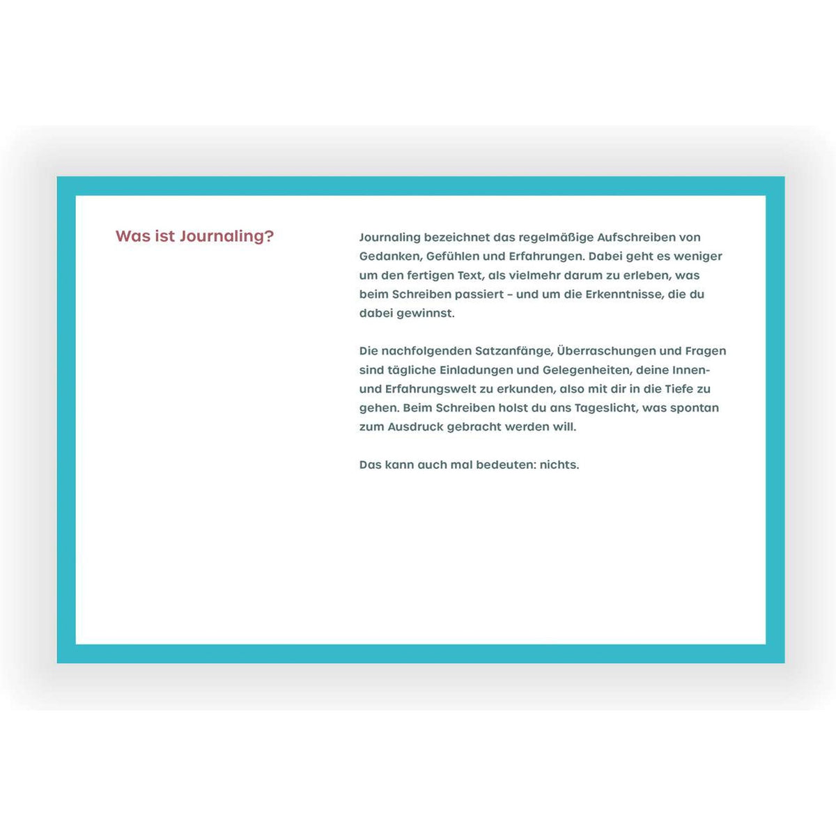 Journaling-Kalender "365 neue Seiten von dir" 2027 | Hermann Schmidt