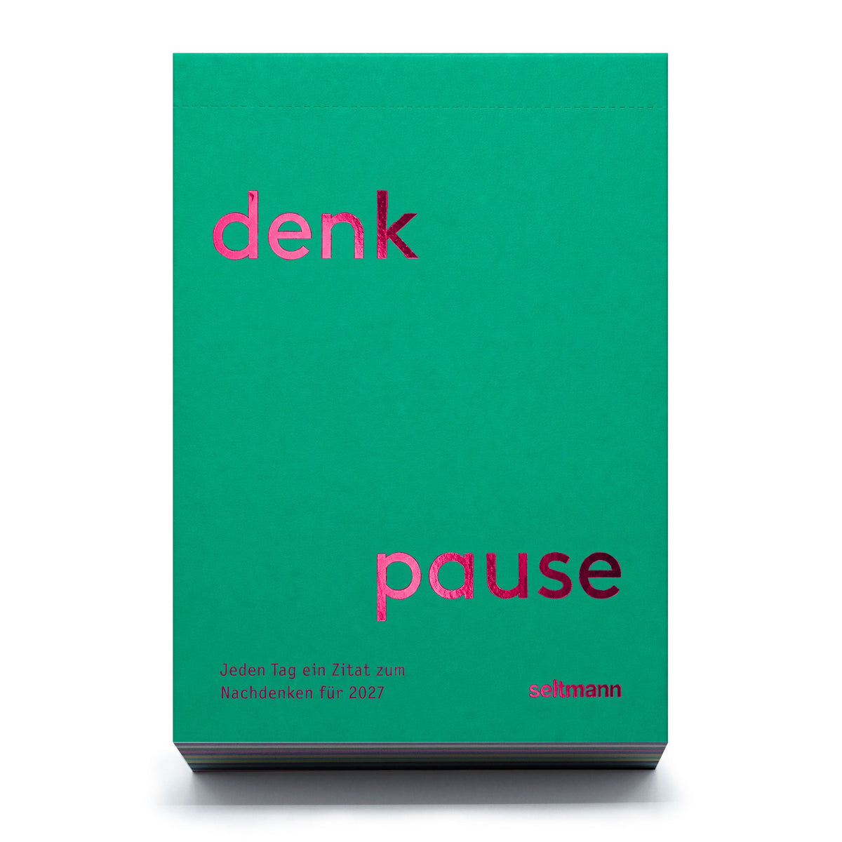 Tischkalender Denkpause 2027 – 365 Zitate | seltmann+söhne