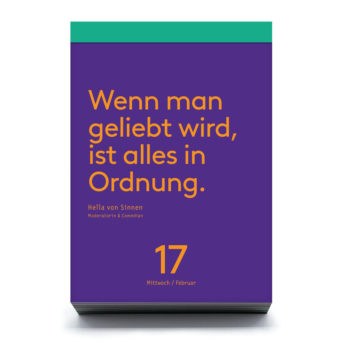 Tischkalender Denkpause 2027 – 365 Zitate | seltmann+söhne