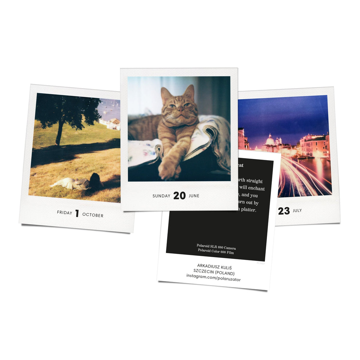 Polaroid-Kalender Photodarium 2027 – 365 Sofortbilder | seltmann+söhne
