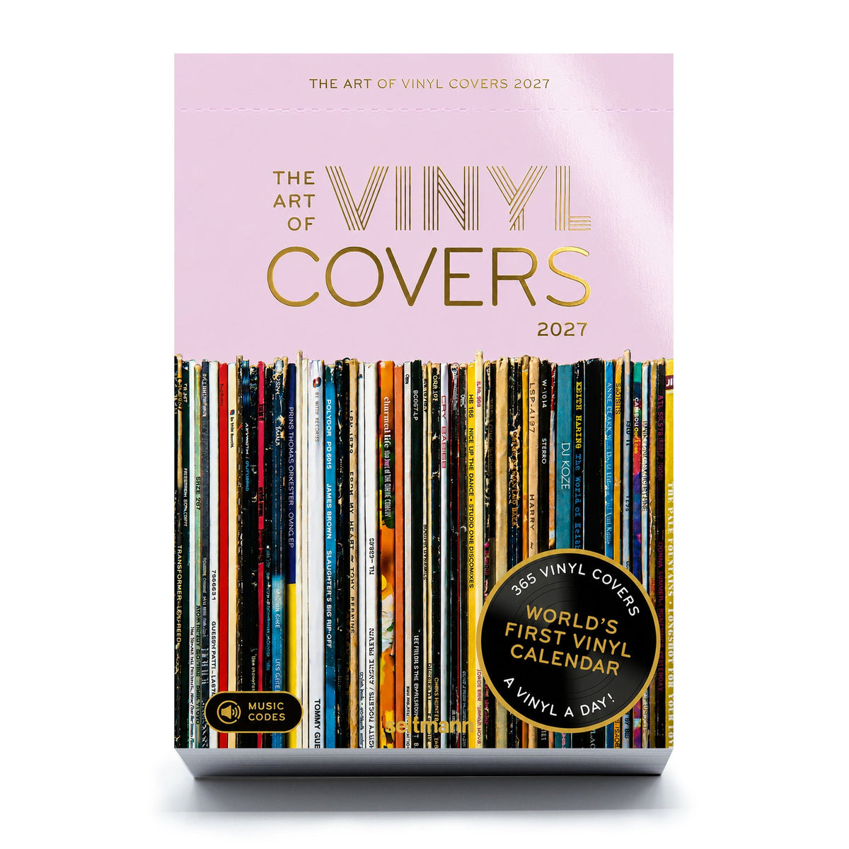 Kalender "The Art of Vinyl Covers" 2027 – 365 Cover | seltmann+söhne