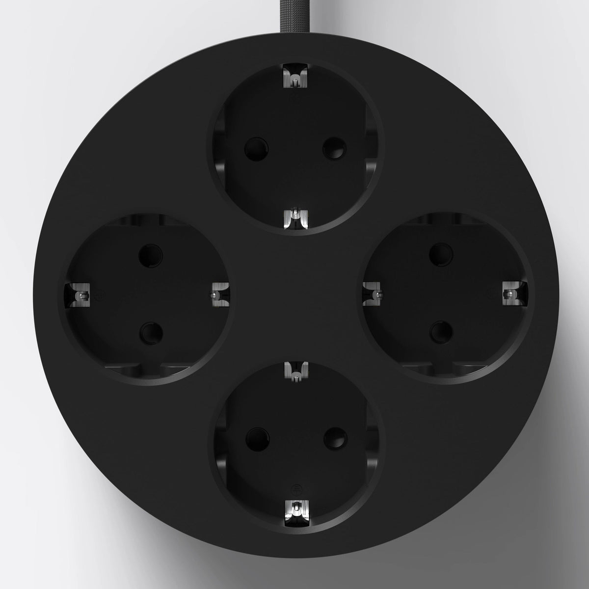 Steckdosenleiste Circular C2 – 4-fach rund, Ø 12,4 cm | Cords