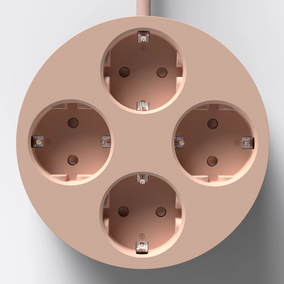 Steckdosenleiste Circular C2 – 4-fach rund, Ø 12,4 cm | Cords