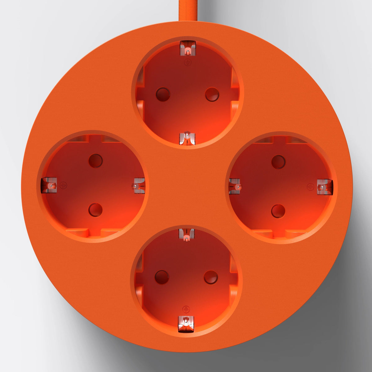 Steckdosenleiste Circular C2 – 4-fach rund, Ø 12,4 cm | Cords