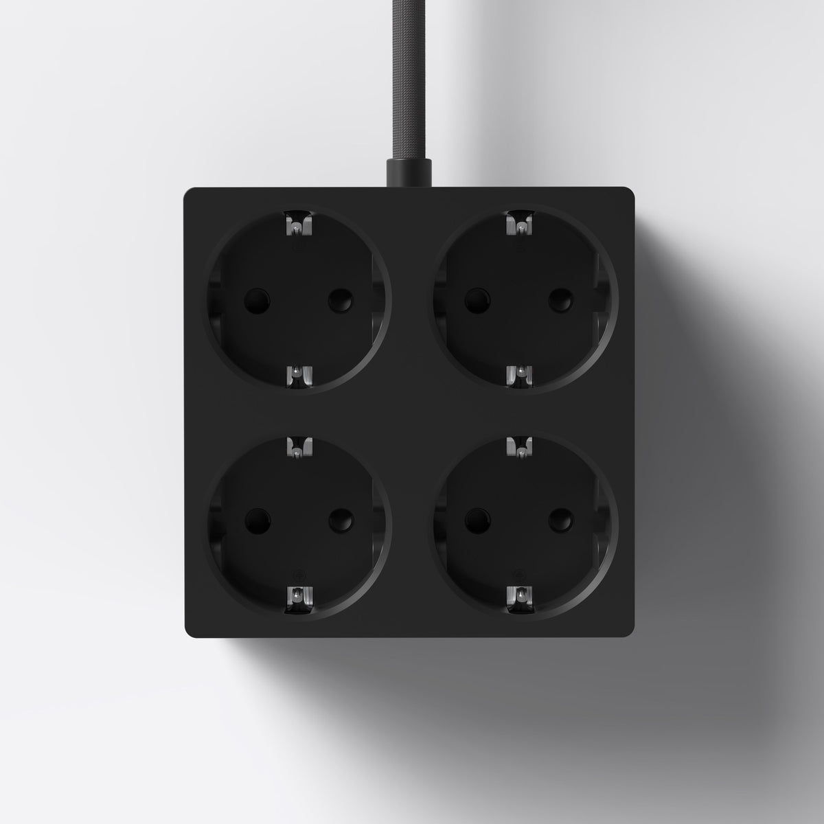 Steckdosenleiste Squared S1 – 4-fach magnetisch, flach | Cords