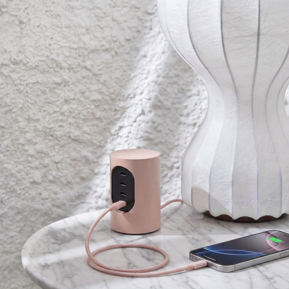 USB-C Ladegerät Cylindric UX1 – 165 W GaN, 4 Ports | Cords