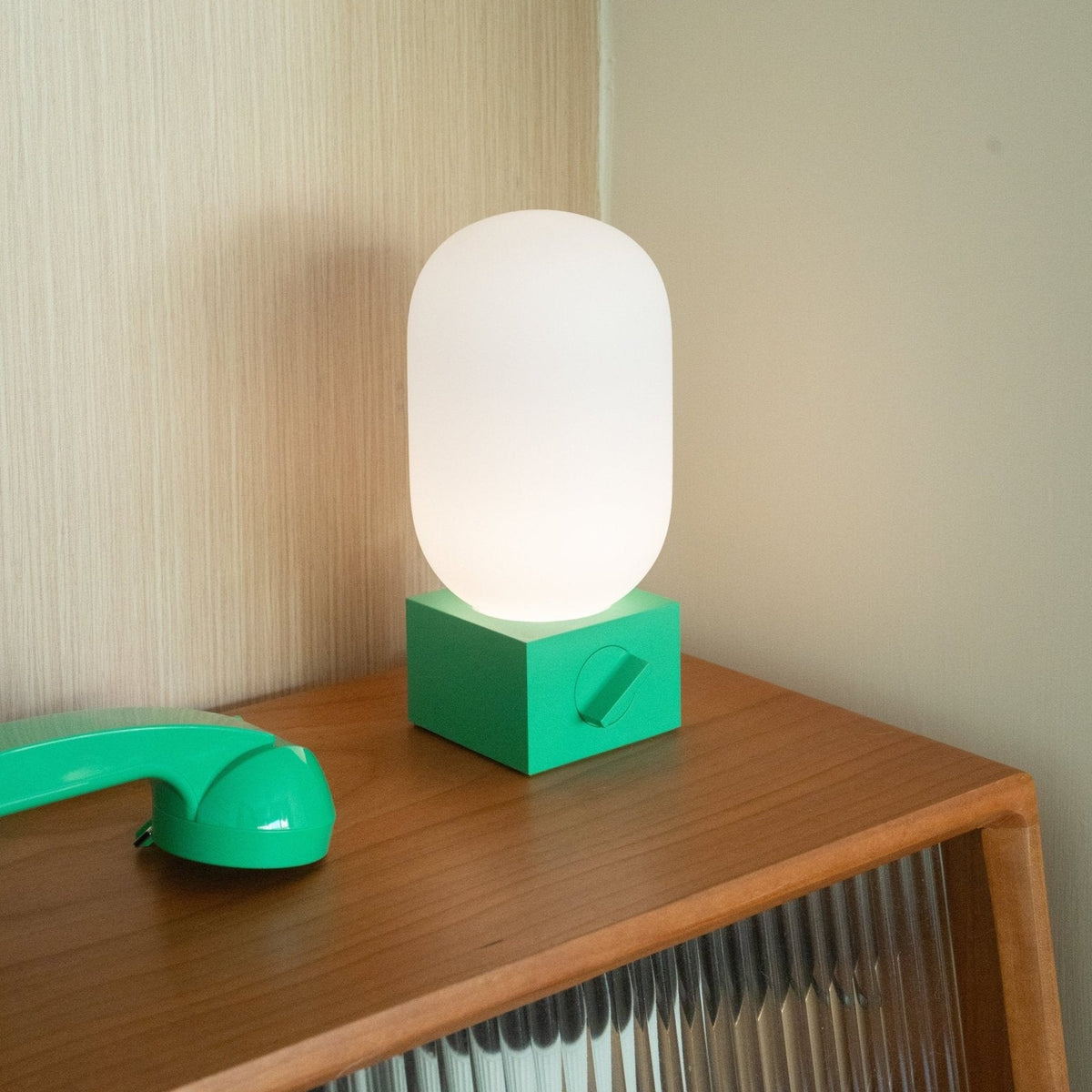Akku-Leuchte "POP Light" – Sandstein · 23 cm | Native Union