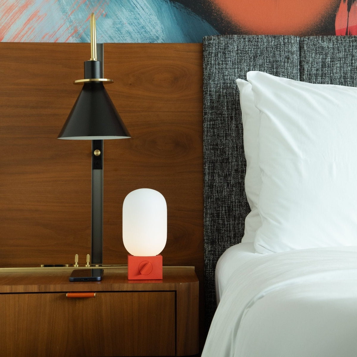 Akku-Leuchte "POP Light" – Sandstein · 23 cm | Native Union