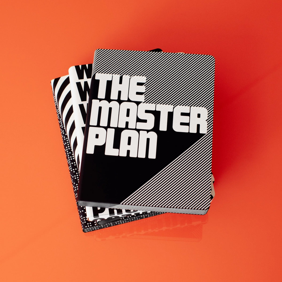 Notebook "The Master Plan" – Recycled Leather · 165 × 220 mm | Nuuna