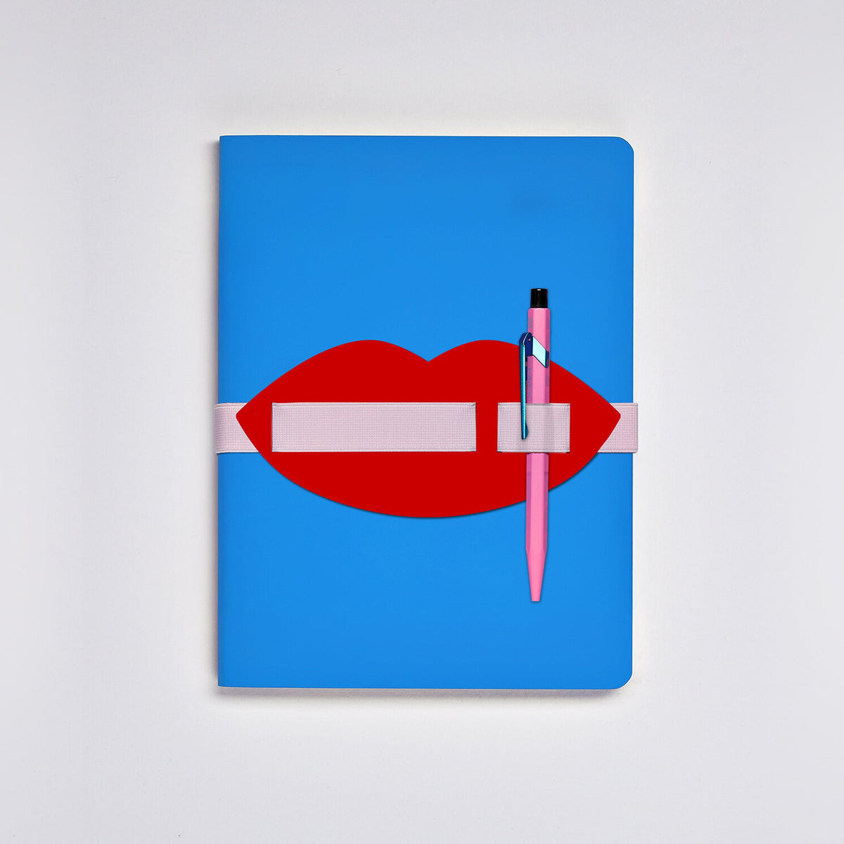 Notizbuch Voyager Lips – Recyceltes Leder · 165 × 220 mm | Nuuna