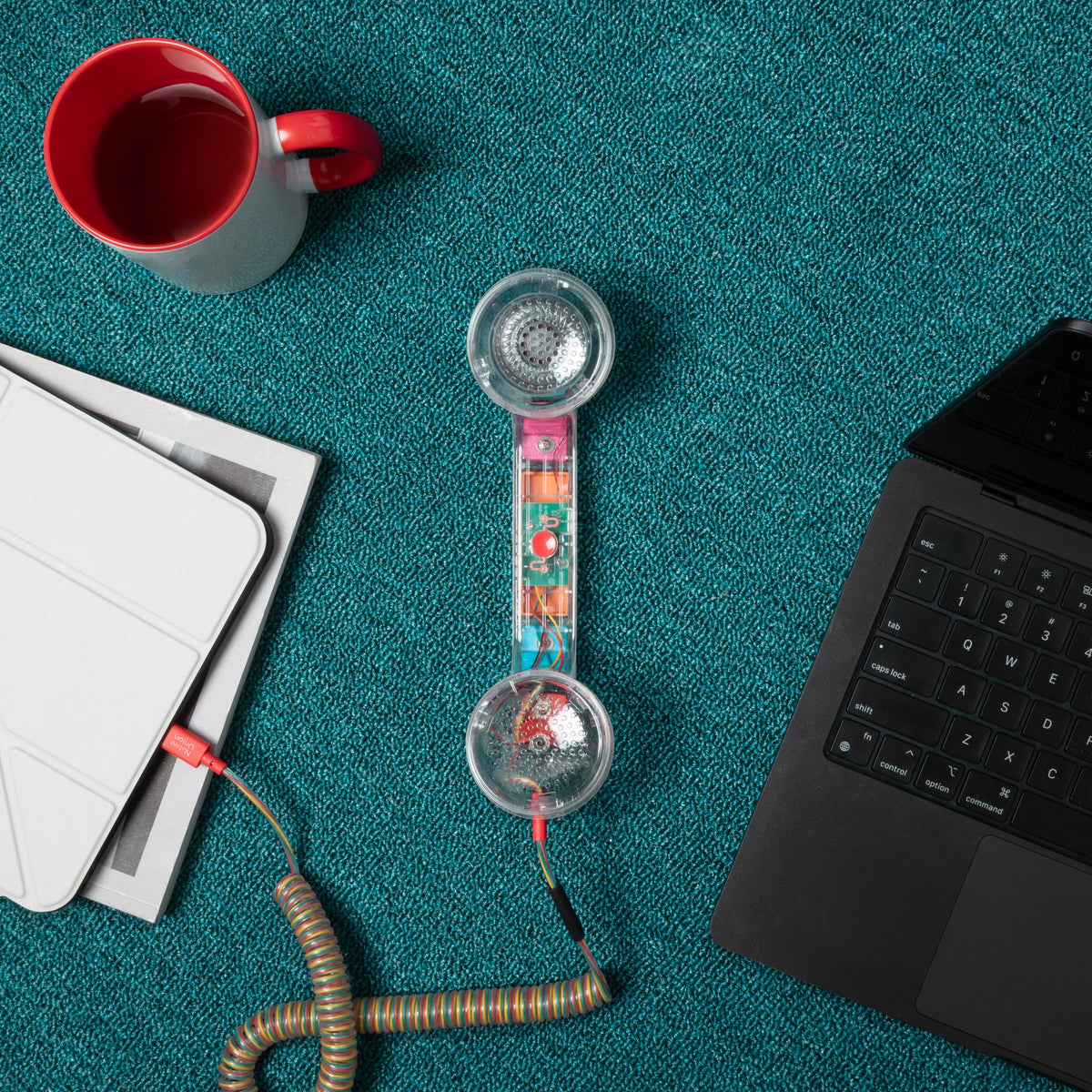Retro-Telefonhörer "POP Phone" – Bubble Gum · USB-C · Limited Edition | Native Union