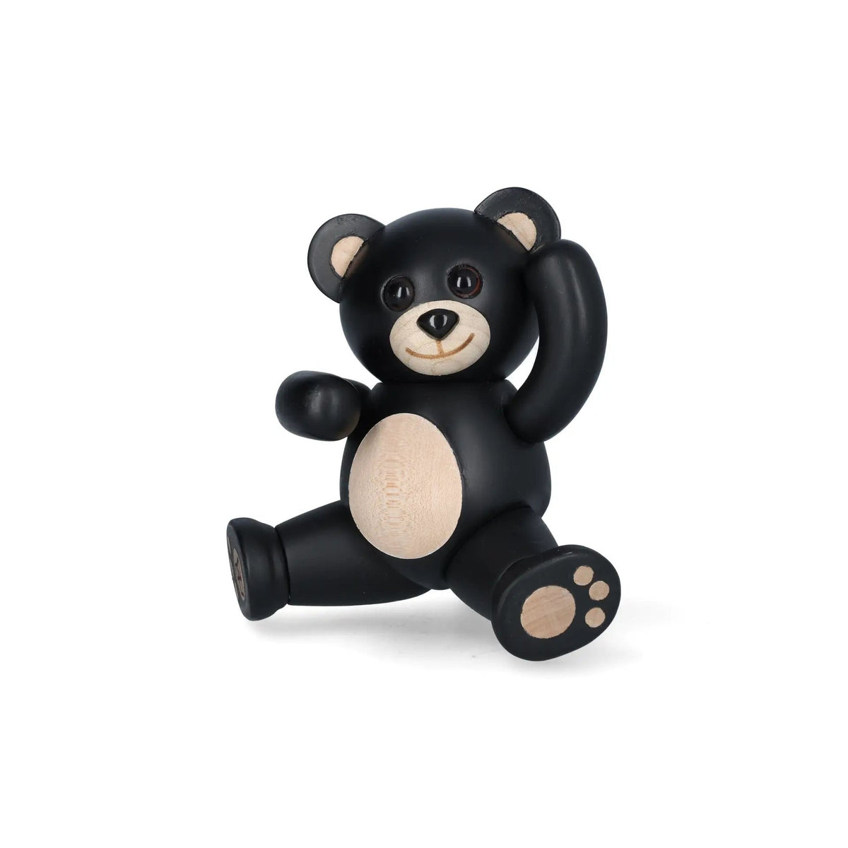 Wooden Teddy Bear Midnight – Beech · 11.8 cm | Spring Copenhagen