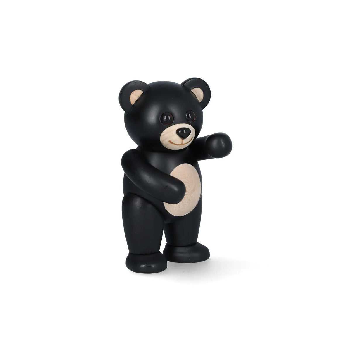 Wooden Teddy Bear Midnight – Beech · 11.8 cm | Spring Copenhagen