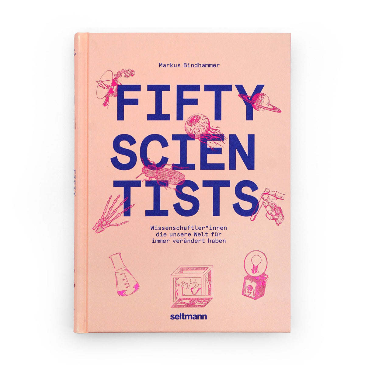 Livre de sciences « Fifty Scientists » – illustré | Seltmann
