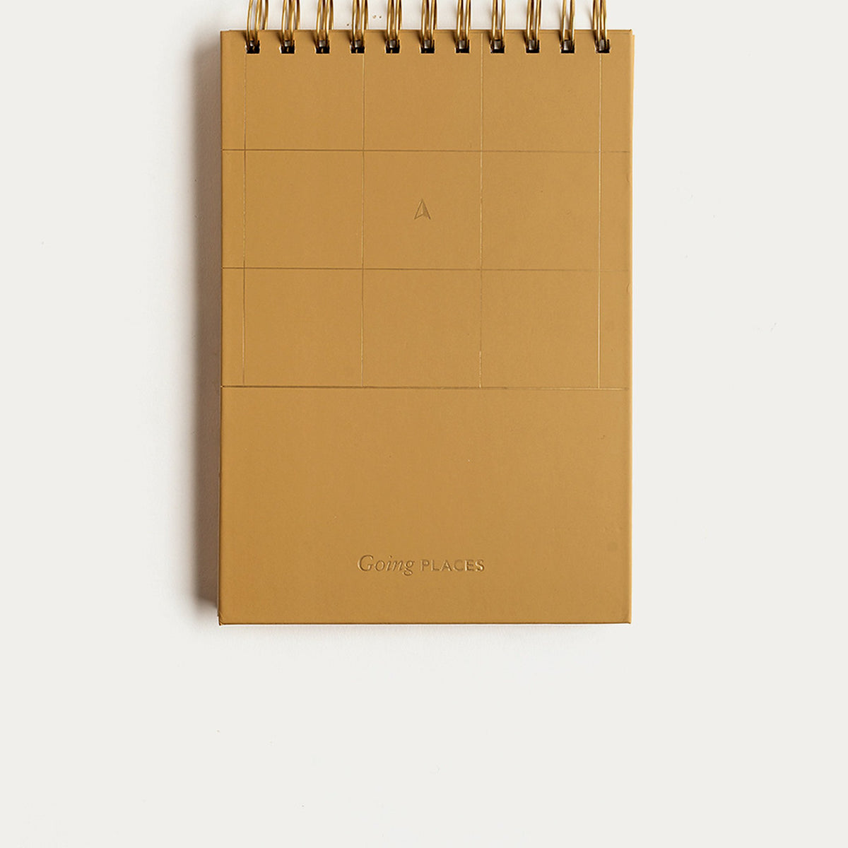 Bloc-notes "Going Places" – Couverture rigide · Camel · A5 | Somewhere