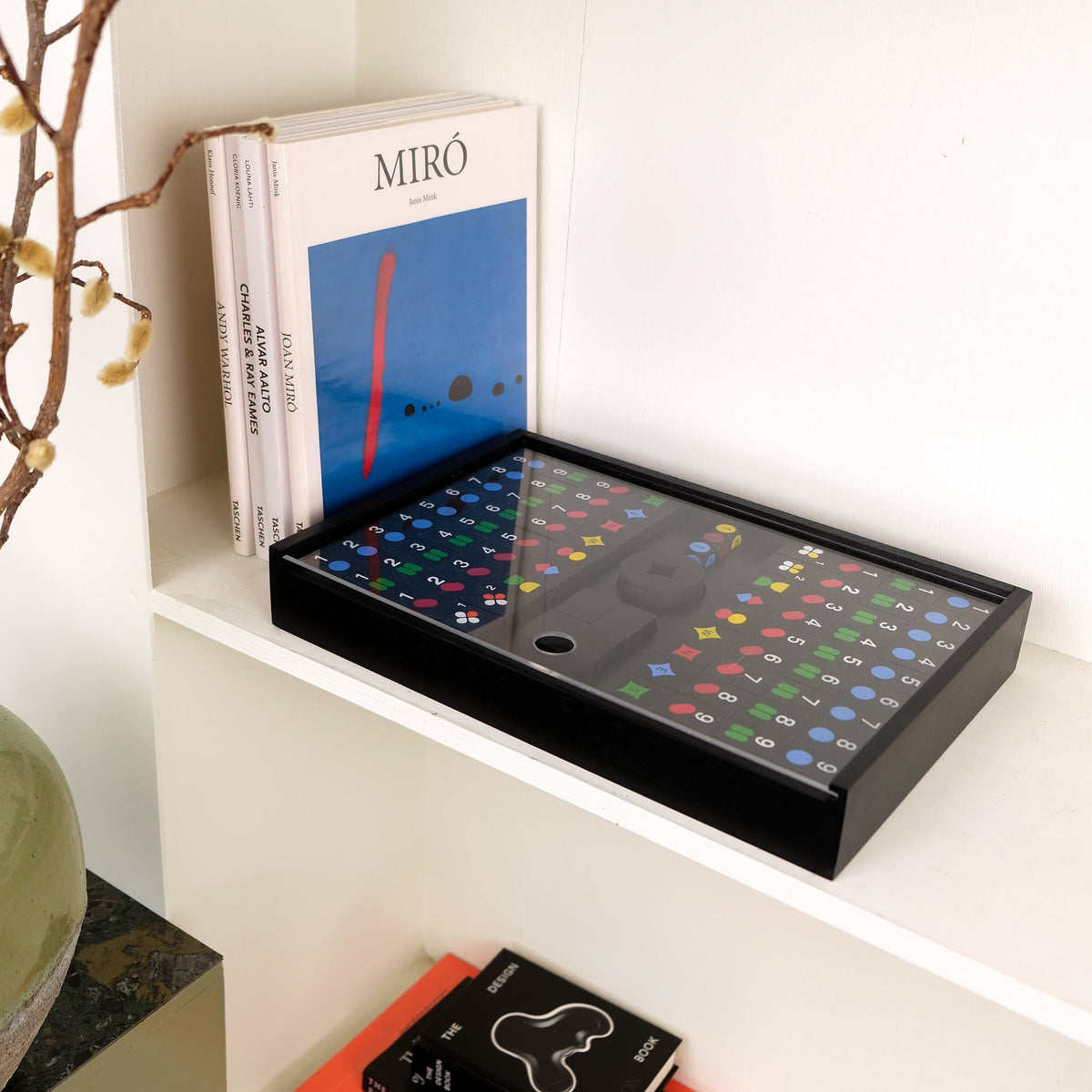 Mahjong-Spiel "Modern Tiles" – Holz · 152 Steine | Blue Ribbon Toys