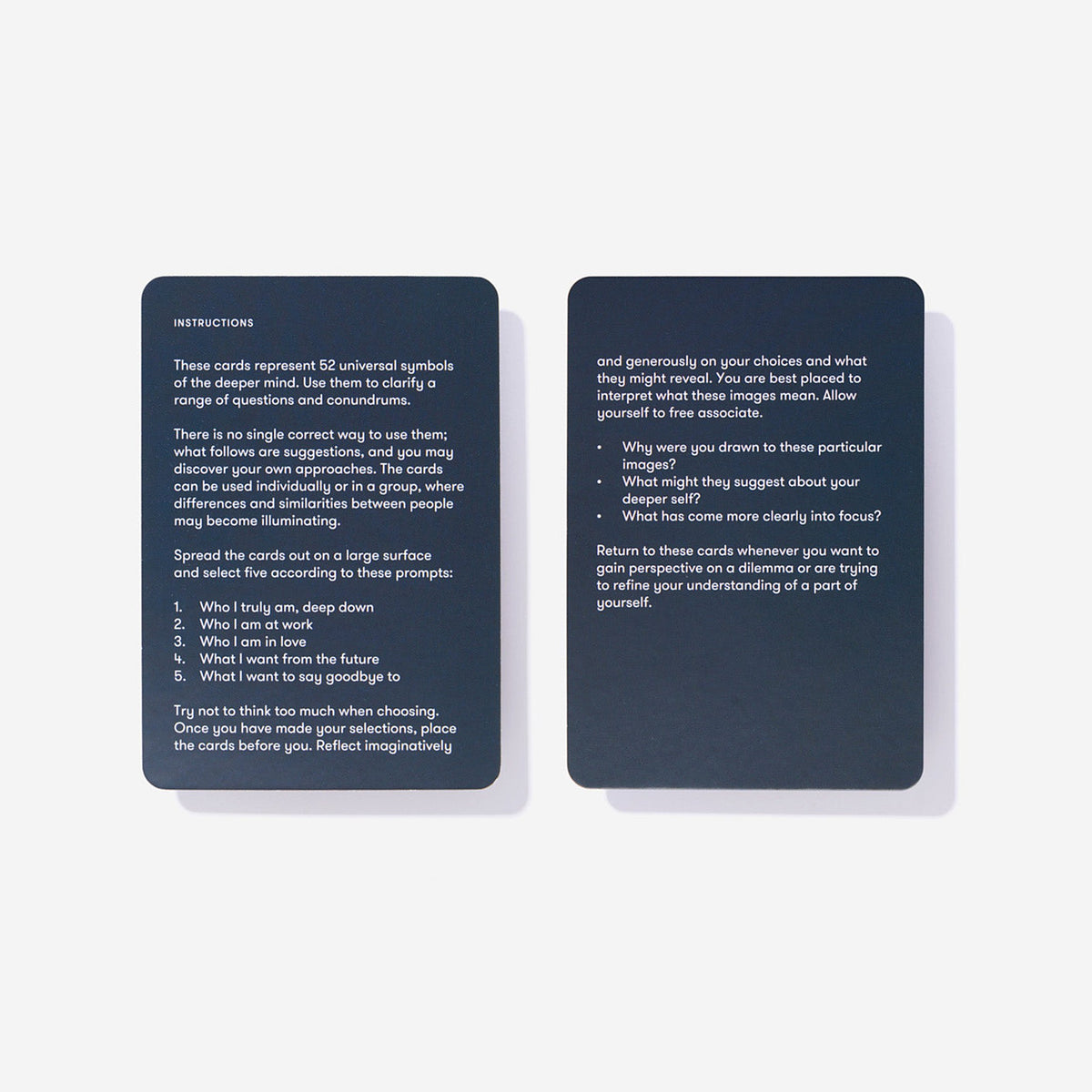 Bildkarten "Psychological Symbol Cards" – 52 Karten · Englisch
