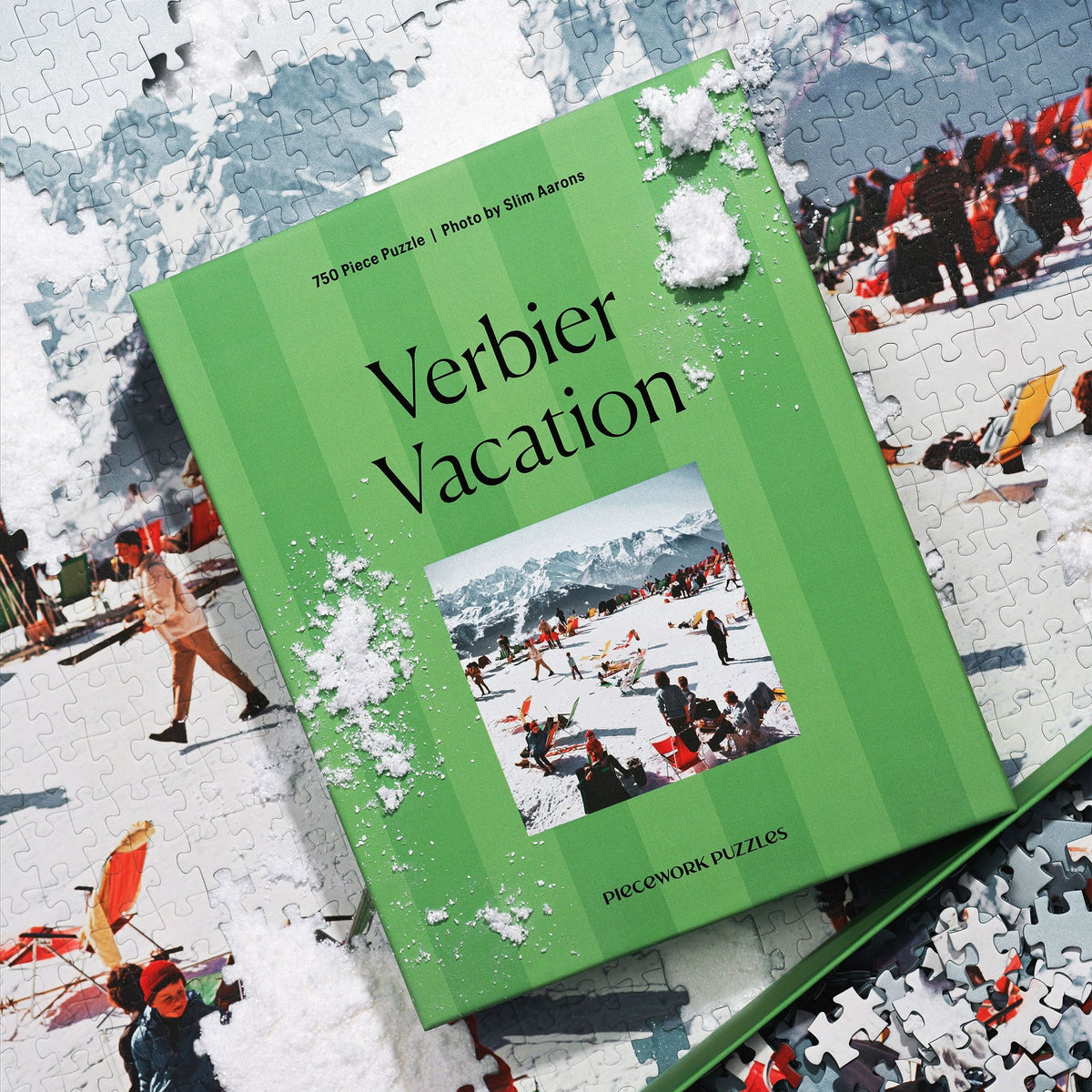 Slim-Aarons-Puzzle "Verbier Vacation" – 750 Teile | Piecework
