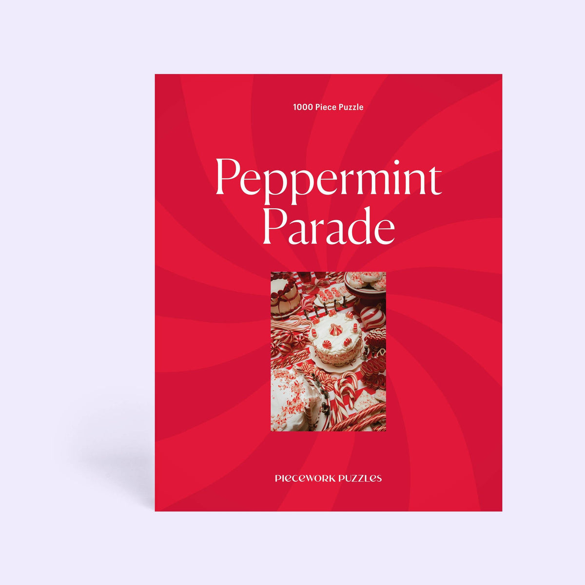 Weihnachtspuzzle "Peppermint Parade" – 1000 Teile | Piecework