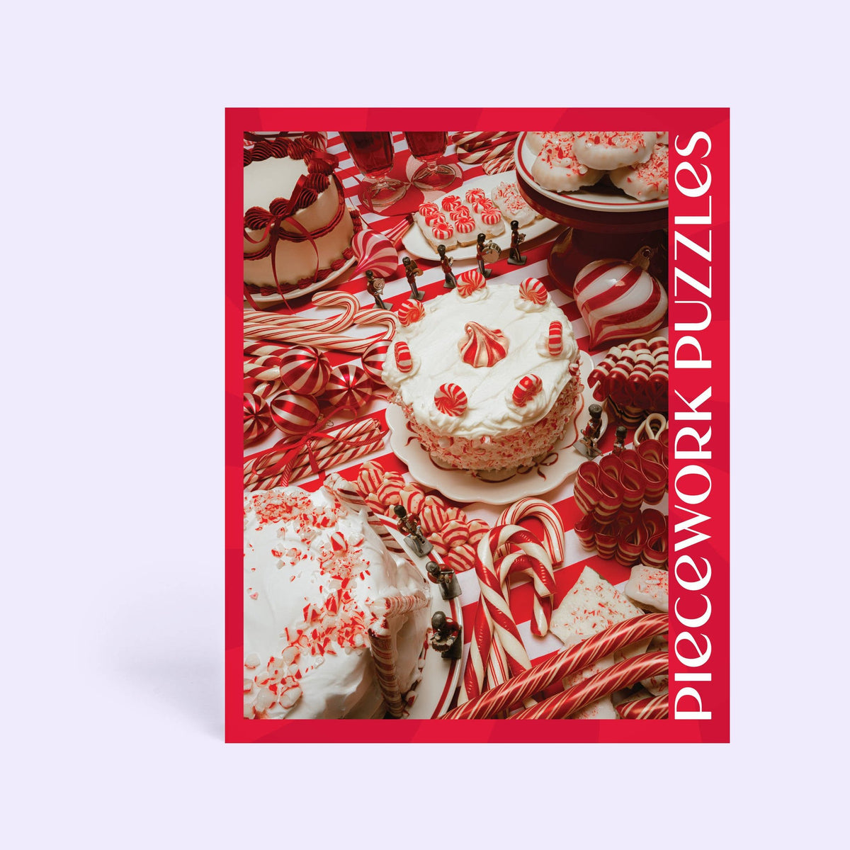 Weihnachtspuzzle "Peppermint Parade" – 1000 Teile | Piecework