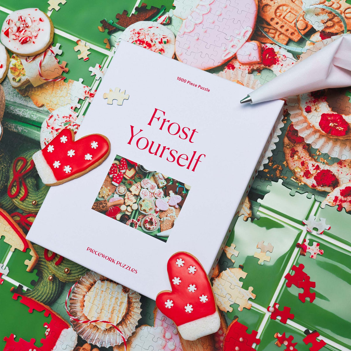 Weihnachtspuzzle "Frost Yourself" – 1000 Teile | Piecework