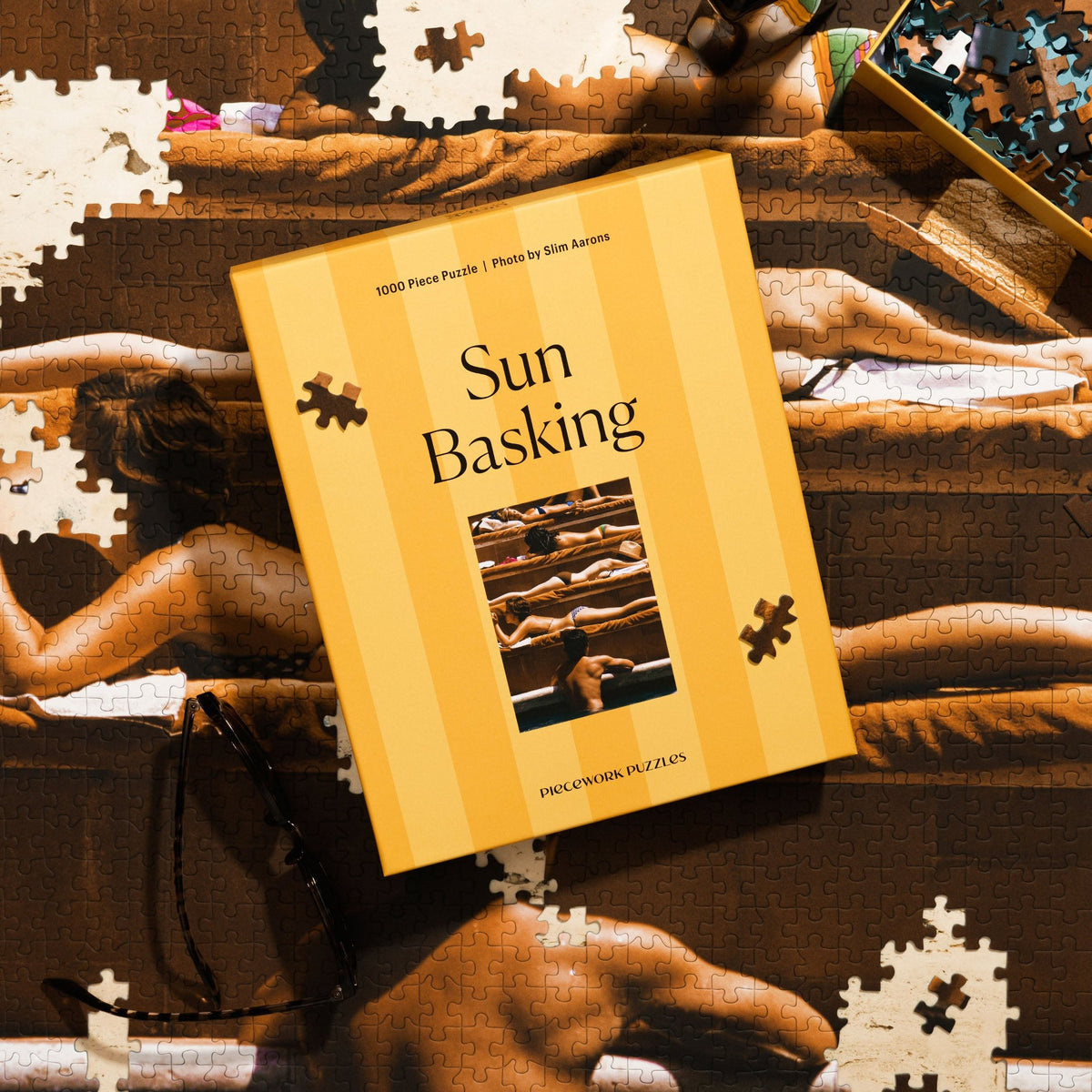 Slim-Aarons-Puzzle "Sun Basking" – 1000 Teile | Piecework