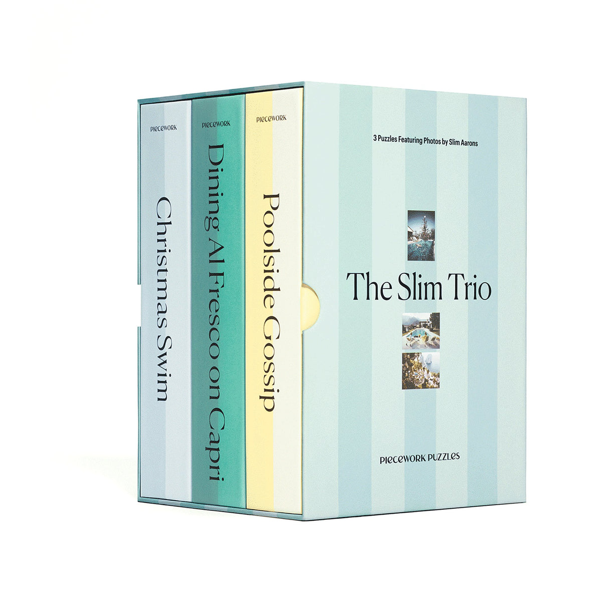 Slim-Aarons-Puzzle-Set "Trio" – 3 × 300 Teile | Piecework