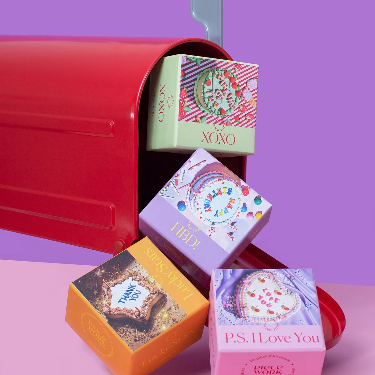 Mini-Puzzle "HBD!" – 70 Teile · Geburtstagskarte | Piecework