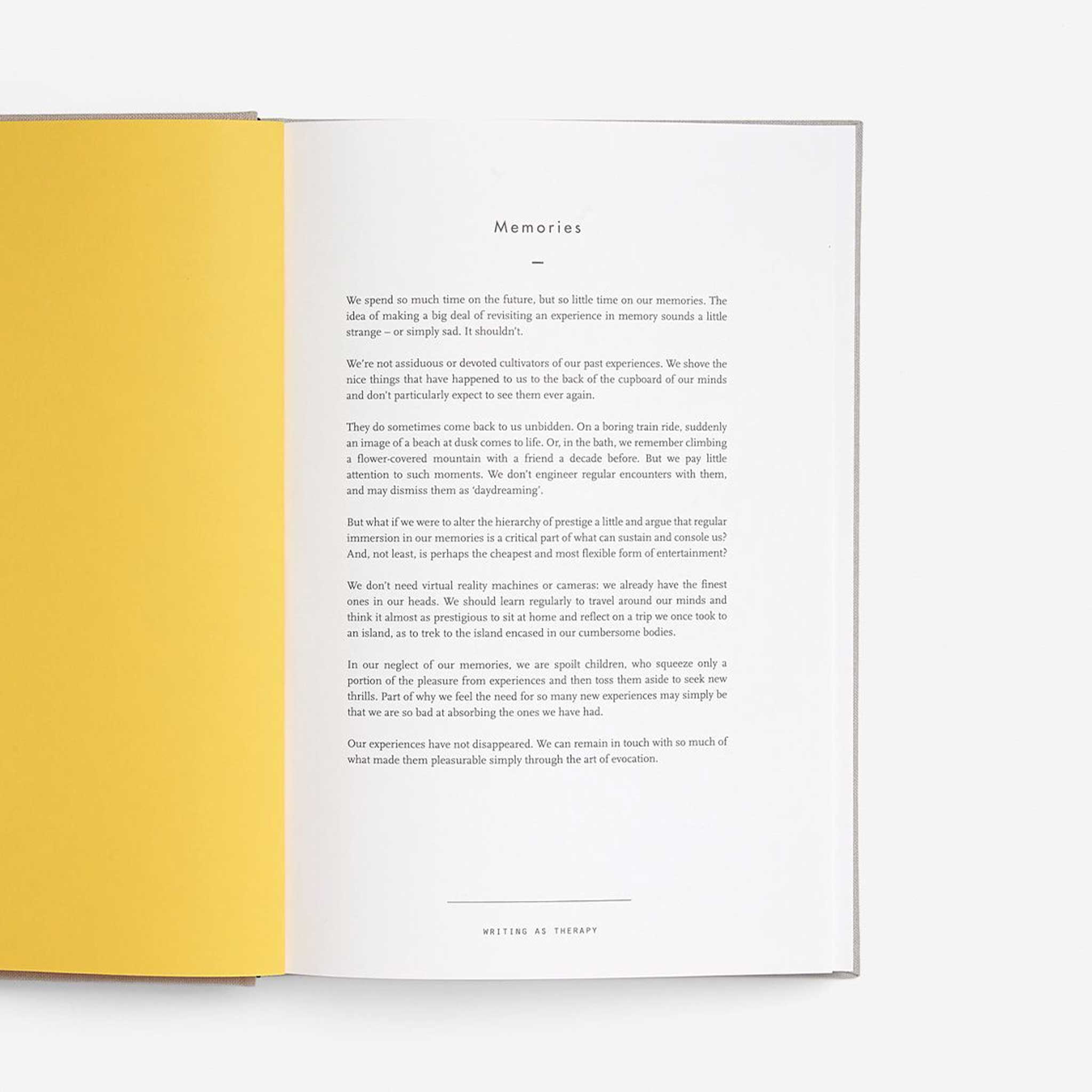 L'ÉCRITURE COMME THÉRAPIE | CARNETS | The School of Life