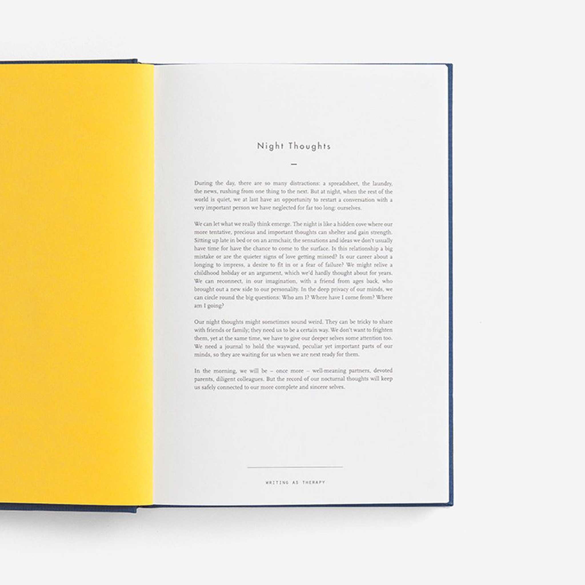 L'ÉCRITURE COMME THÉRAPIE | CARNETS | The School of Life
