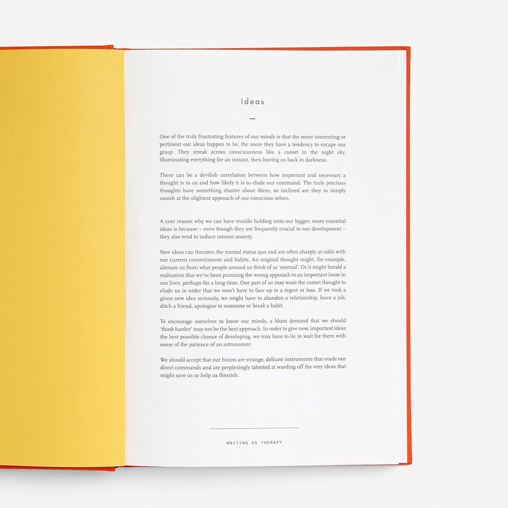 L'ÉCRITURE COMME THÉRAPIE | CARNETS | The School of Life