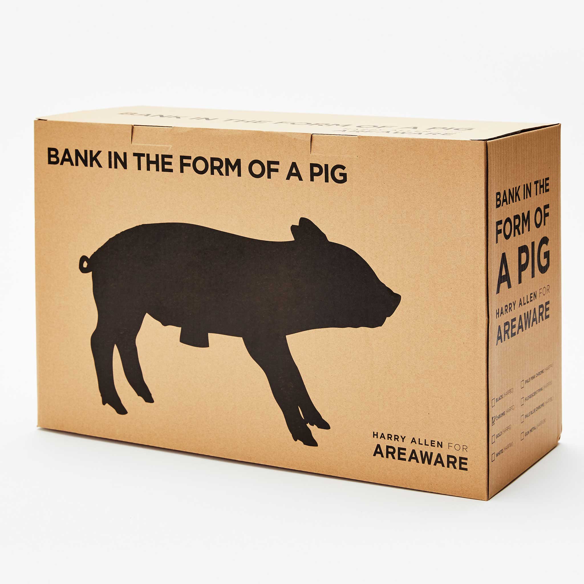 BANK in form of a PIG - huge Piggybank | Harry Allen | Areaware