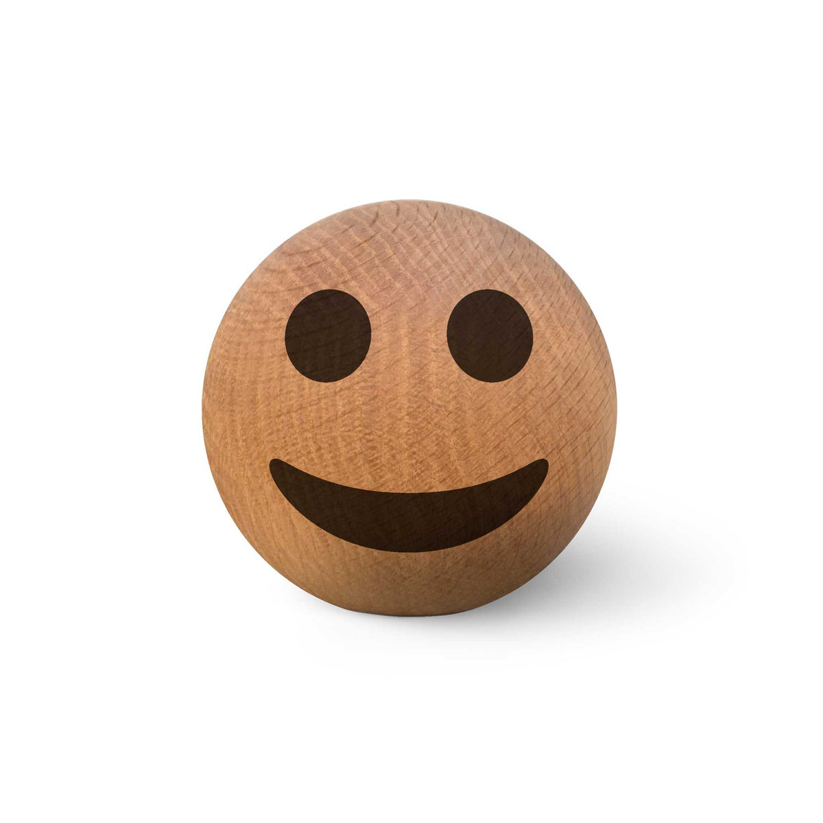 Holz-Emoticon Grinsen – Eiche · Ø 7 cm | Spring Copenhagen