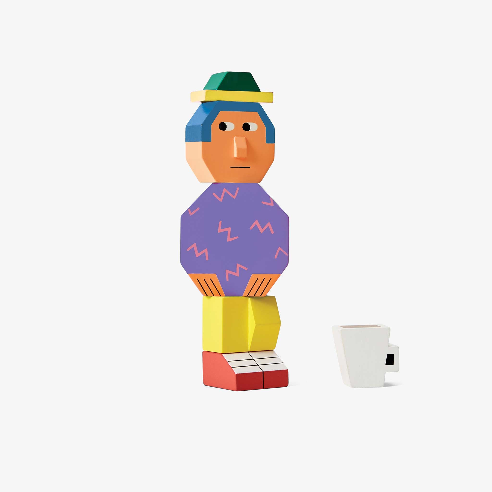 BLOCK PARTY | Holz FIGUREN | Andy Rementer | Areaware