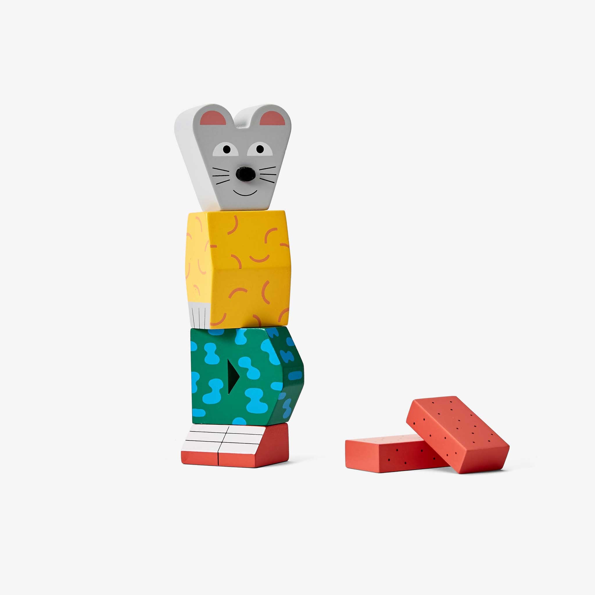 BLOCK PARTY | Holz FIGUREN | Andy Rementer | Areaware