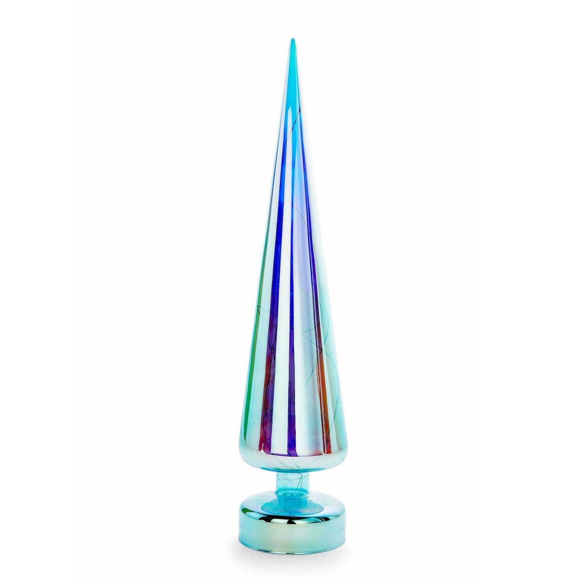 IRIDESCENT - Glas-juletræ med LED-belysning - 41 cm højt | MoMA