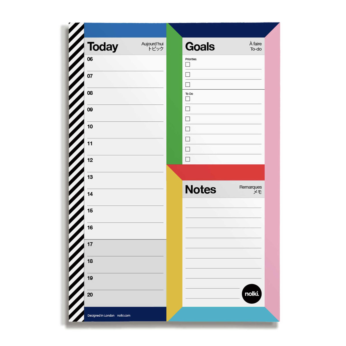 DAYPAD Runway | TAGESPLANER | A5 & 100 Seiten | nolki