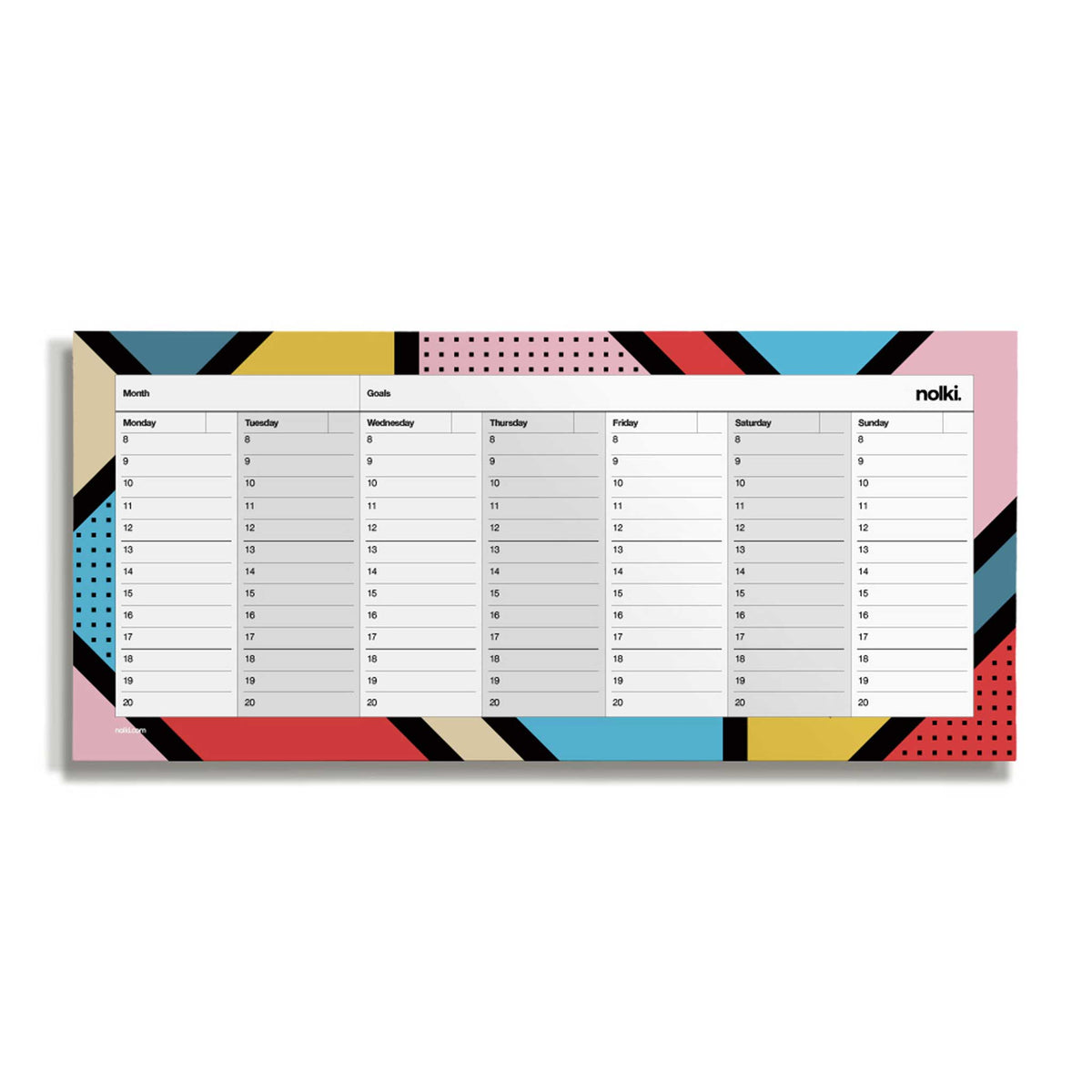 PLANIFICATEUR DE BUREAU SEMAINE Spark | PLANIFICATEUR DE BUREAU HEBDOMADAIRE | 50pages | nolki